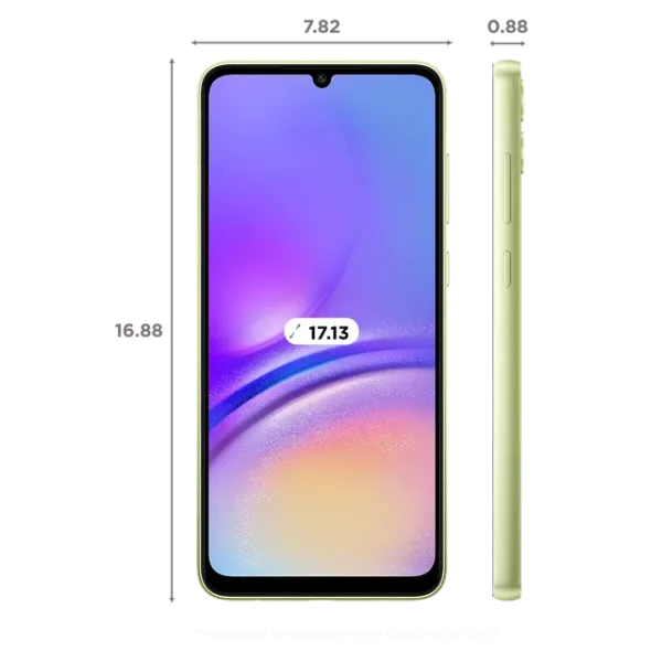 Samsung Galaxy A05 (Light Green, 6GB, 128GB Storage) - Image 2