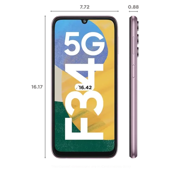 Samsung Galaxy F34 5G (Orchid Violet, 6 GB RAM, 128 GB Storage) - Image 6