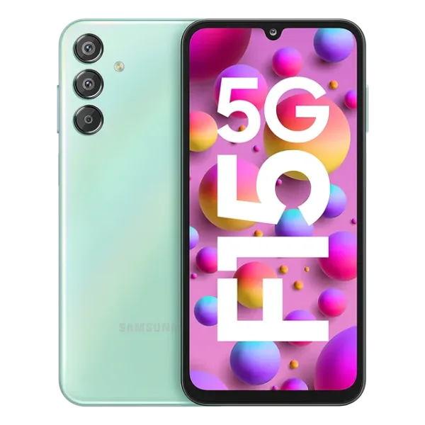 Samsung Galaxy F15 5G (Jazzy Green, 6GB RAM, 128 GB Storage)