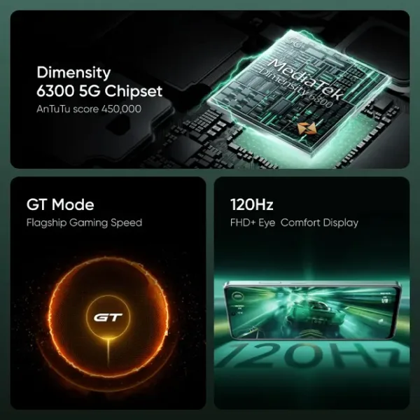 realme 13 5G (Speed Green, 8GB RAM, 128GB Storage) - Image 3