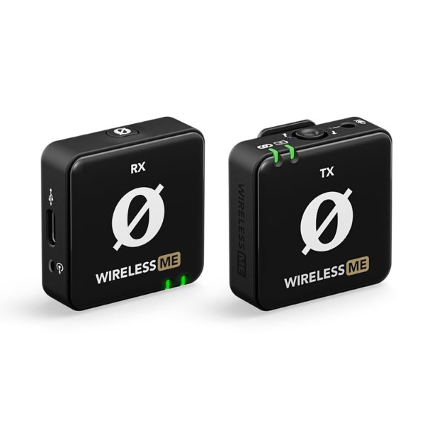 Rode Wireless Me Ultra-Compact Wireless Microphone System with Built-in Microphones, Gain Assist Technology and 100 M Range