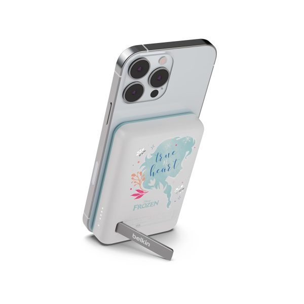 Belkin X Disney, Frozen Elsa Edition, 5K MaH Magnetic MagSafe Compatible Wireless Power Bank - Image 5