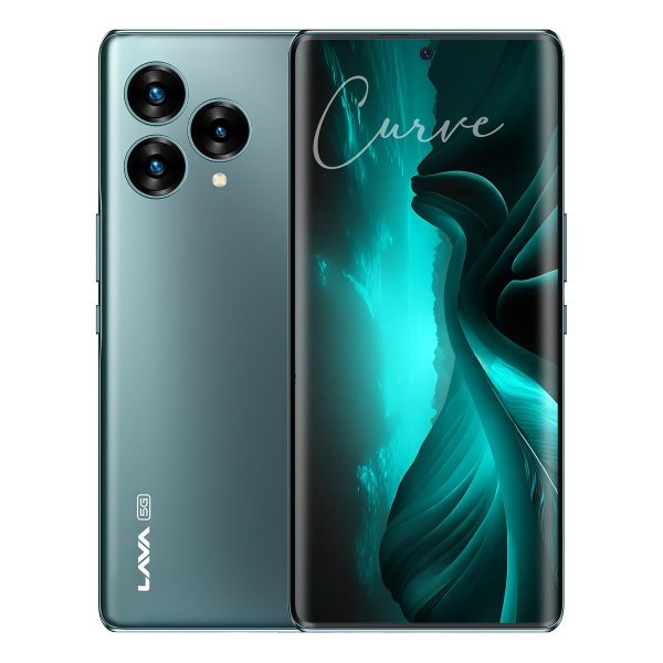 Lava Blaze Curve 5G (Glass Viridian, 8GB LPDDR5 RAM, UFS 3.1 256GB Storage)
