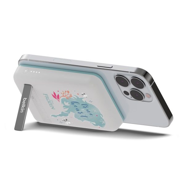 Belkin X Disney, Frozen Elsa Edition, 5K MaH Magnetic MagSafe Compatible Wireless Power Bank - Image 4