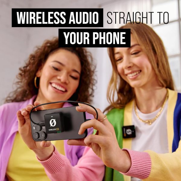 Rode Wireless Me Ultra-Compact Wireless Microphone System with Built-in Microphones, Gain Assist Technology and 100 M Range - Image 2