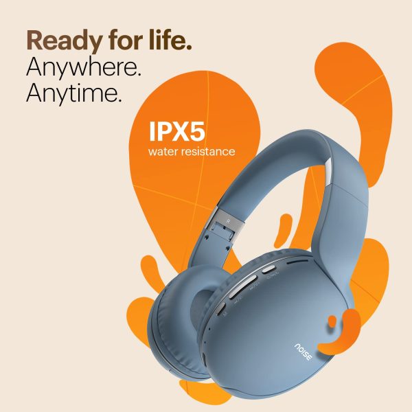 Noise Two Wireless On-Ear Headphones with 50 Hours Playtime, Low Latency(up to 40ms)(Serene Blue) - Image 4