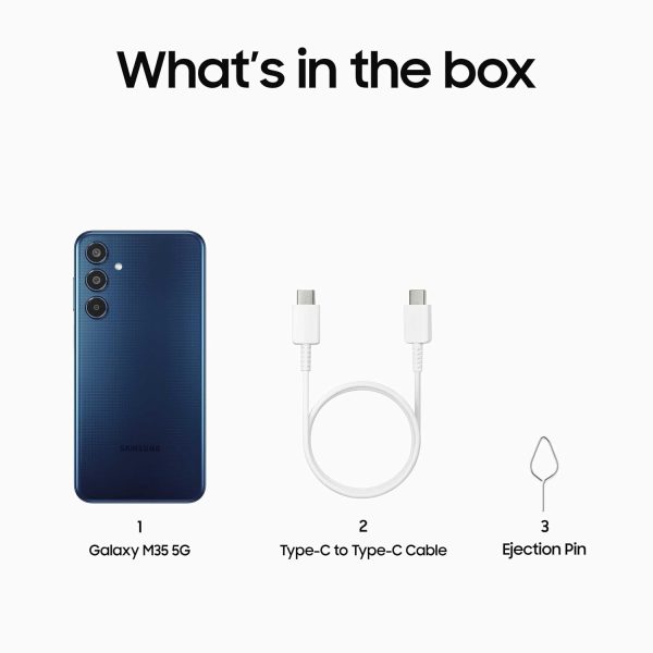 Samsung Galaxy M35 5G (Moonlight Blue,8GB RAM,128GB Storage) - Image 2