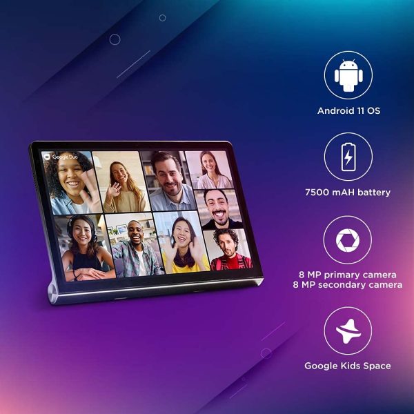 Lenovo Tab Yoga 11| 11 Inch 2K Display| 4 GB RAM, 128 GB ROM| Wi-Fi+4G LTE (with Voice Call) - Image 3