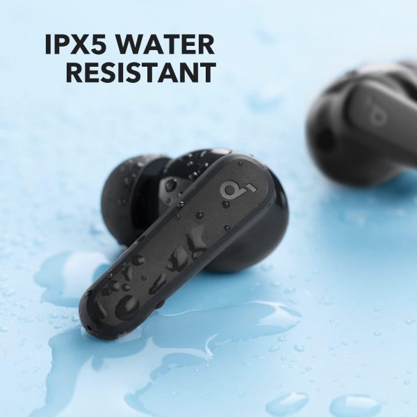 ANKER Soundcore R50i True Wireless in-Ear Earbuds, TWS with 30H+ Playtime, Clear Calls & High Bass, Black - Image 4