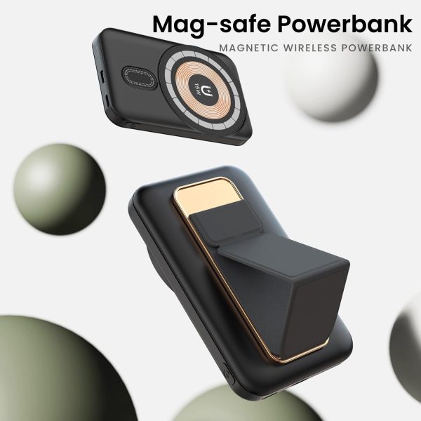 SEVENAIRE P50 Magsafe Power Bank, 20W Wired & 15W Wireless Output, (Black) - Image 5