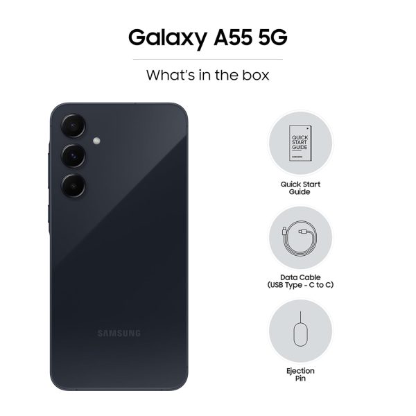 Samsung Galaxy A55 5G (Awesome Navy, 8GB RAM, 256GB Storage) - Image 3