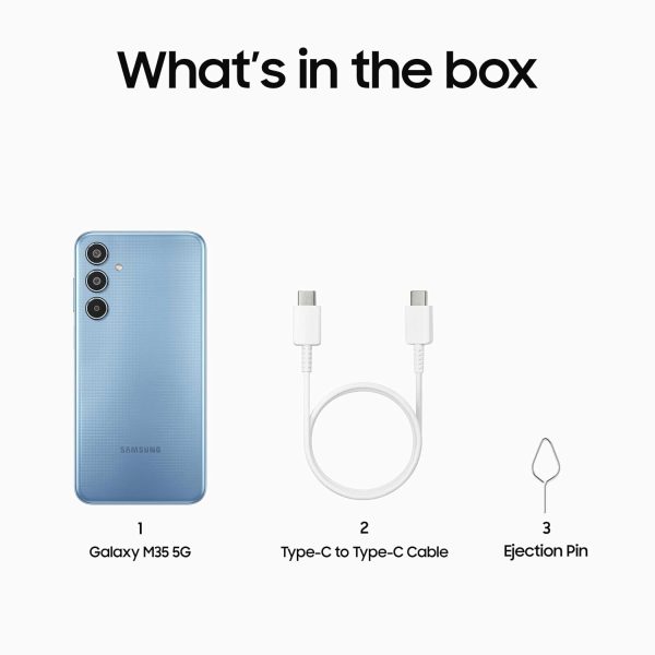 Samsung Galaxy M35 5G (DayBreak Blue,6GB RAM,128GB Storage) - Image 3
