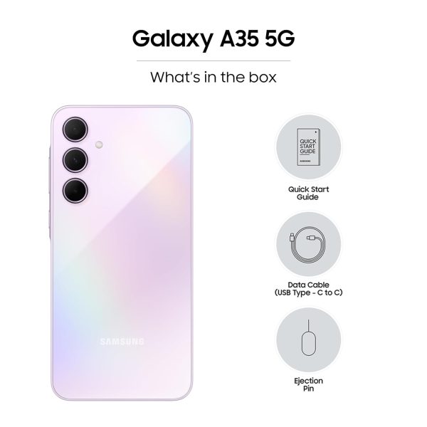 Samsung Galaxy A35 5G (Awesome Lilac, 8GB RAM, 256GB Storage) - Image 5