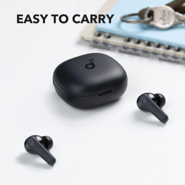 ANKER Soundcore R50i True Wireless in-Ear Earbuds, TWS with 30H+ Playtime, Clear Calls & High Bass, Black - Image 6