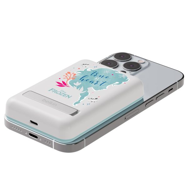 Belkin X Disney, Frozen Elsa Edition, 5K MaH Magnetic MagSafe Compatible Wireless Power Bank - Image 3
