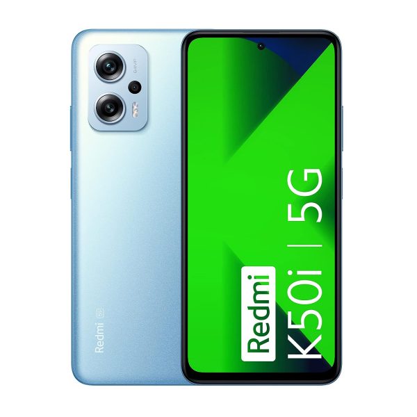 Redmi K50i 5G (Phantom Blue, 6GB RAM, 128GB Storage)