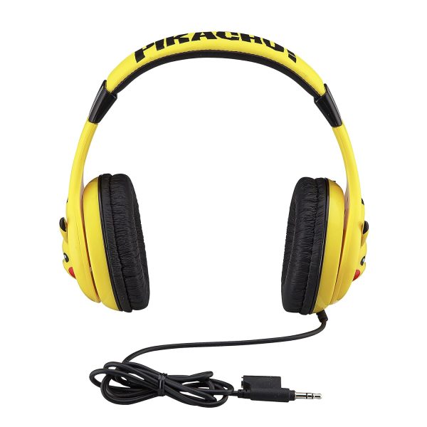 Pokemon Pikachu Headphones for Kids with Built in Volume Limiting Feature for Kid Friendly Safe Listening - Image 6