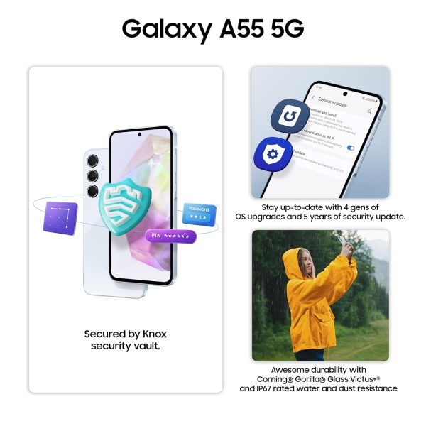 Samsung Galaxy A55 5G (Awesome Navy, 8GB RAM, 256GB Storage) - Image 5