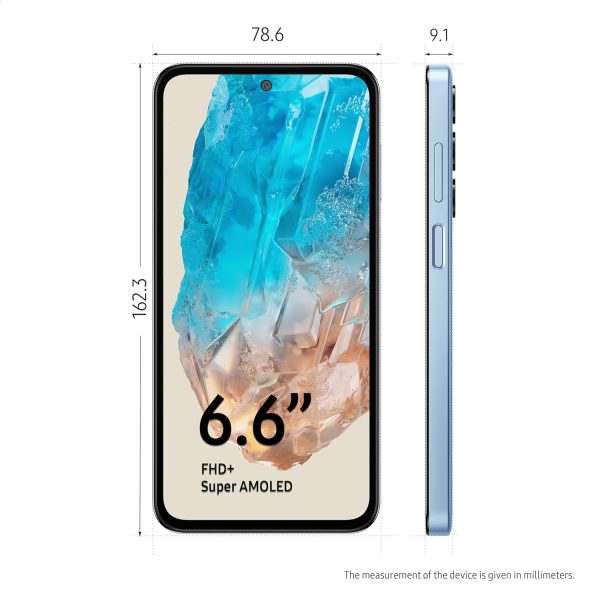 Samsung Galaxy M35 5G (DayBreak Blue,6GB RAM,128GB Storage) - Image 2
