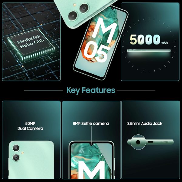 Samsung Galaxy M05 (Mint Green, 4GB RAM, 64 GB Storage) - Image 5