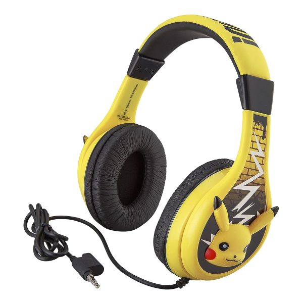 Pokemon Pikachu Headphones for Kids with Built in Volume Limiting Feature for Kid Friendly Safe Listening - Image 7