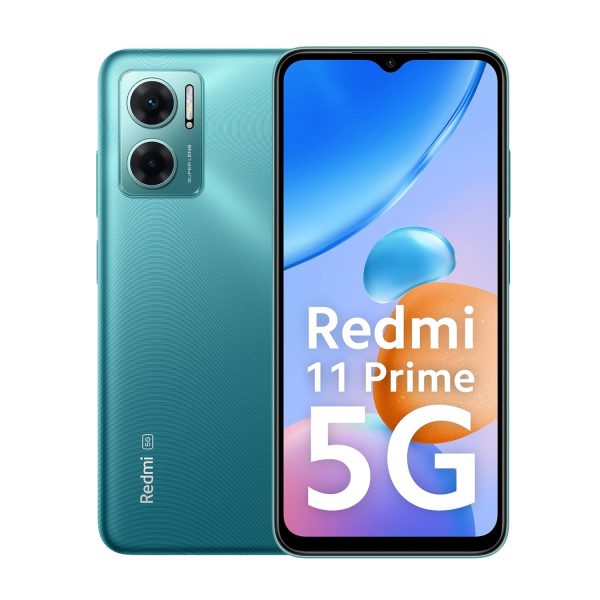 Redmi 11 Prime 5G (Meadow Green, 6GB RAM, 128GB Storage)