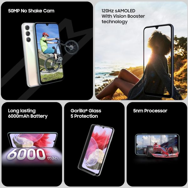 Samsung Galaxy M34 5G (Prism Silver,6GB,128GB) - Image 5