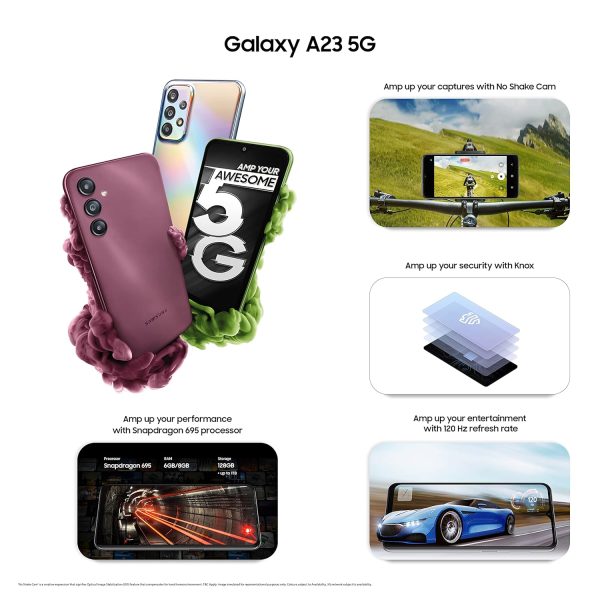 Samsung Galaxy A23 5G, Silver (8GB, 128GB Storage) - Image 2