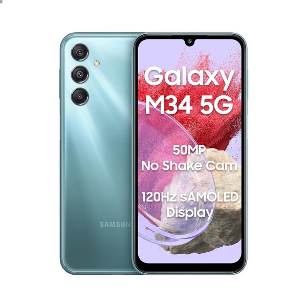 Samsung Galaxy M34 5G (Waterfall Blue,6GB,128GB) - Image 6