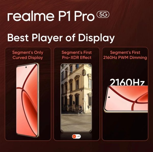 realme P1 Pro 5G (Phoenix Red, 8GB RAM, 128GB Storage) - Image 5