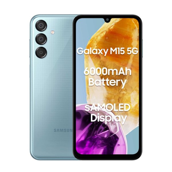 Samsung Galaxy M15 5G (Celestial Blue,4GB RAM,128GB Storage)