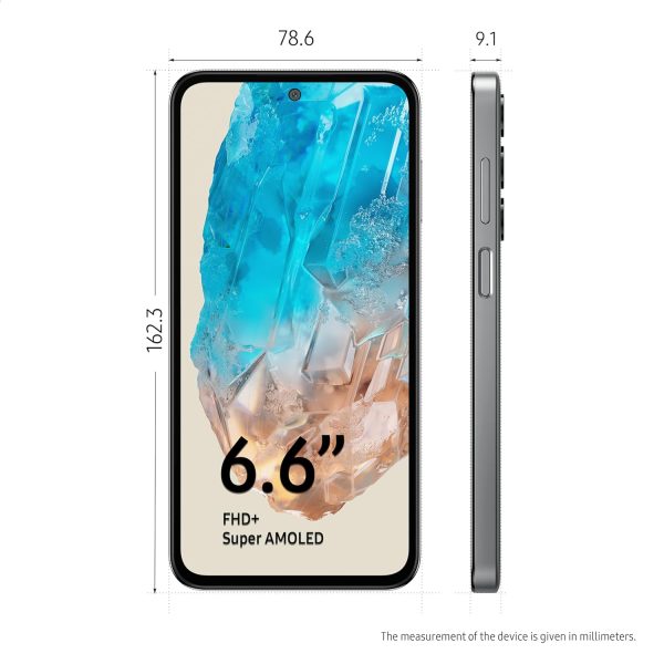 Samsung Galaxy M35 5G (Thunder Grey,6GB RAM,128GB Storage) - Image 2