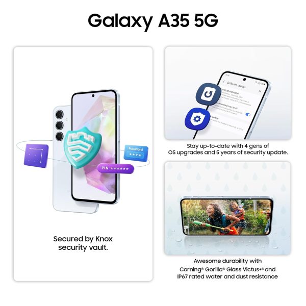 Samsung Galaxy A35 5G (Awesome Navy, 8GB RAM, 256GB Storage) - Image 5
