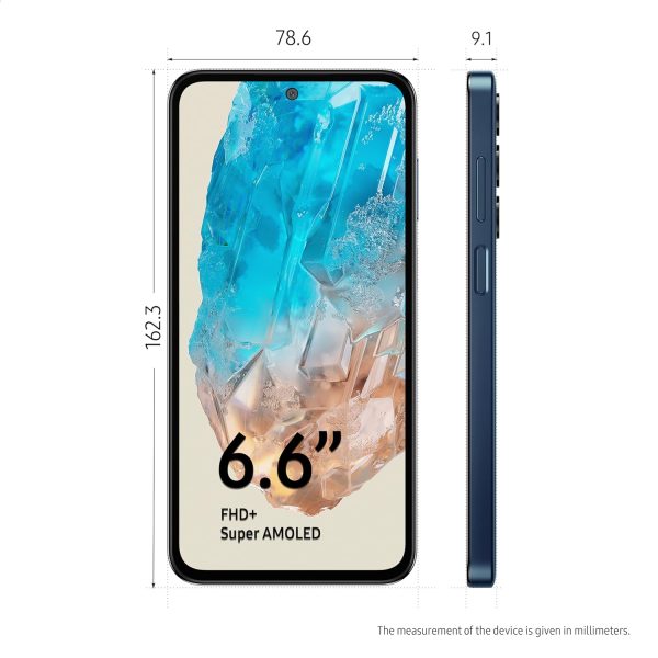 Samsung Galaxy M35 5G (Moonlight Blue,8GB RAM,128GB Storage) - Image 3
