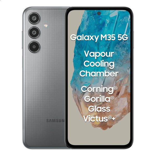 Samsung Galaxy M35 5G (Thunder Grey,6GB RAM,128GB Storage)