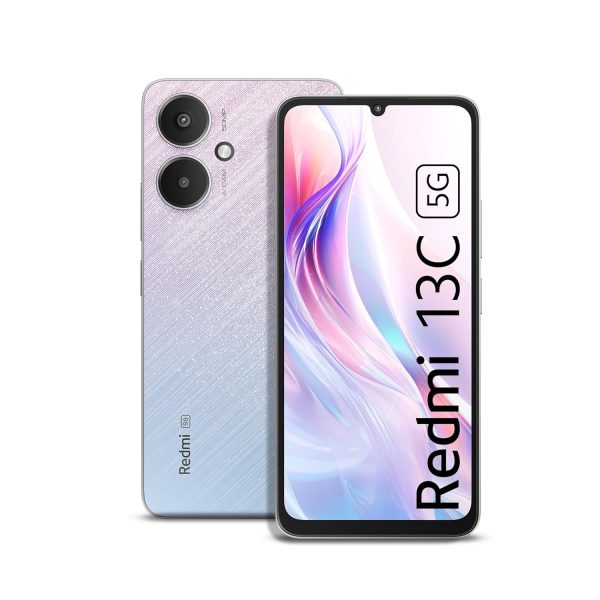 Redmi 13C 5G (Startrail Silver, 8GB RAM, 256GB Storage)