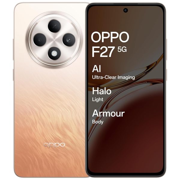 OPPO F27 5G (Amber Orange, 8GB RAM, 128GB Storage)