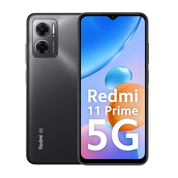 Redmi 11 Prime 5G (Thunder Black, 4GB RAM, 64GB Storage)