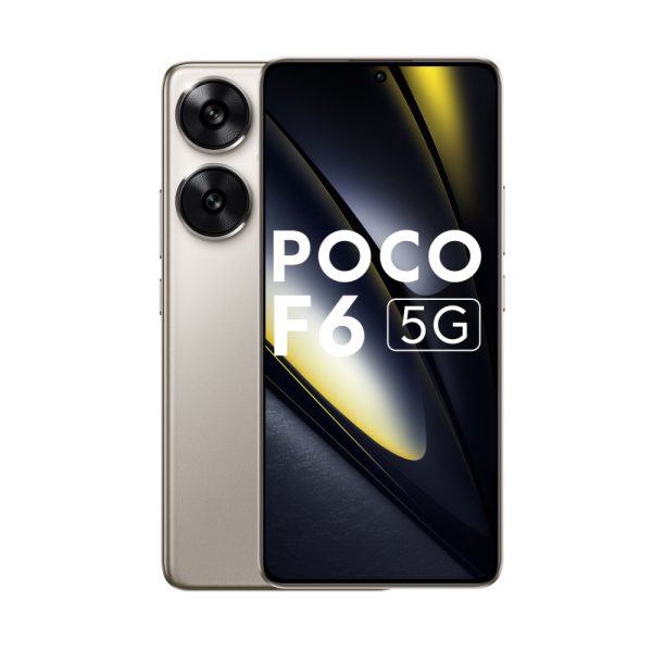 POCO F6 5G (Titanium, 256 GB)  (8 GB RAM)