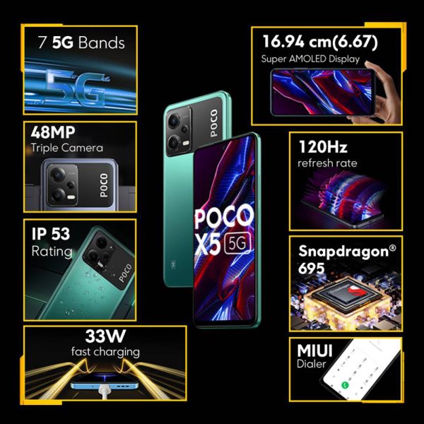 POCO X5 5G (Supernova Green, 128 GB) (6 GB RAM) - Image 2