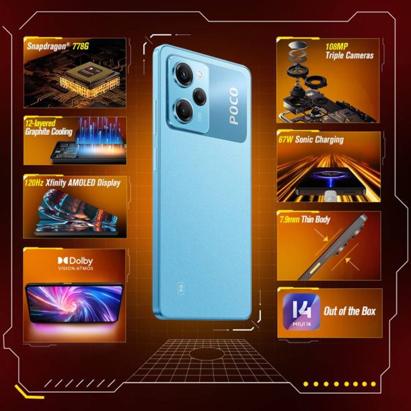 POCO X5 Pro 5G (Horizon Blue, 128 GB) (6 GB RAM) - Image 9