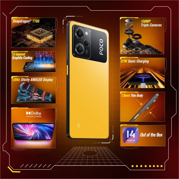 POCO X5 Pro 5G (Yellow, 256 GB)  (8 GB RAM) - Image 2