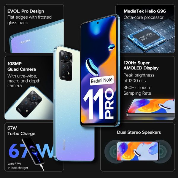 REDMI Note 11 Pro (Star Blue, 6GB RAM, 128GB Storage) - Image 11
